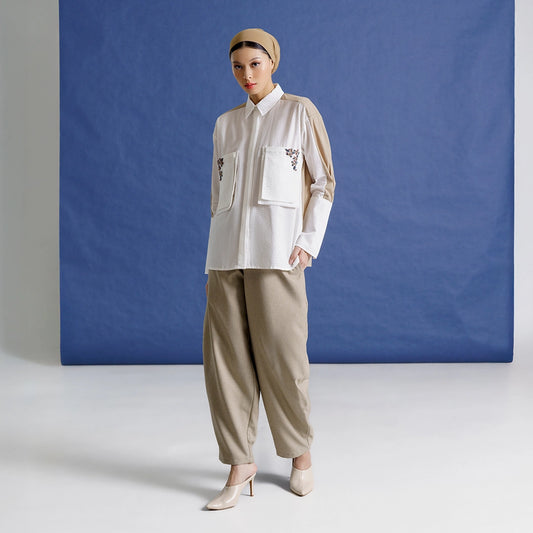 Merryn Top Cannoli White