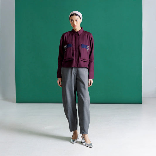 Merryn Top Dark Cherry