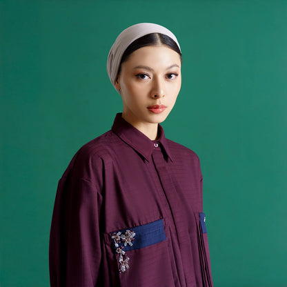 Merryn Top Dark Cherry