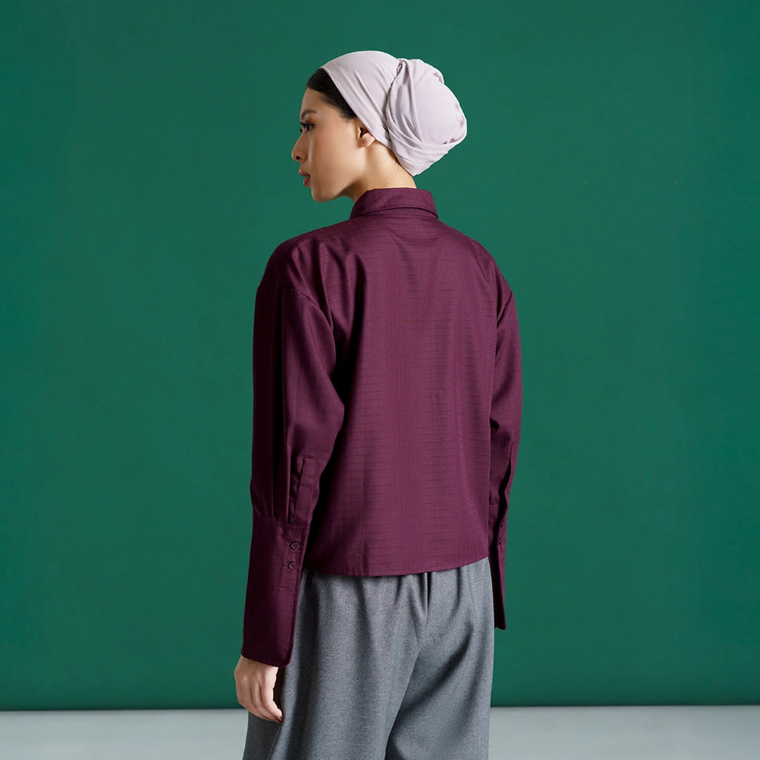 Merryn Top Dark Cherry
