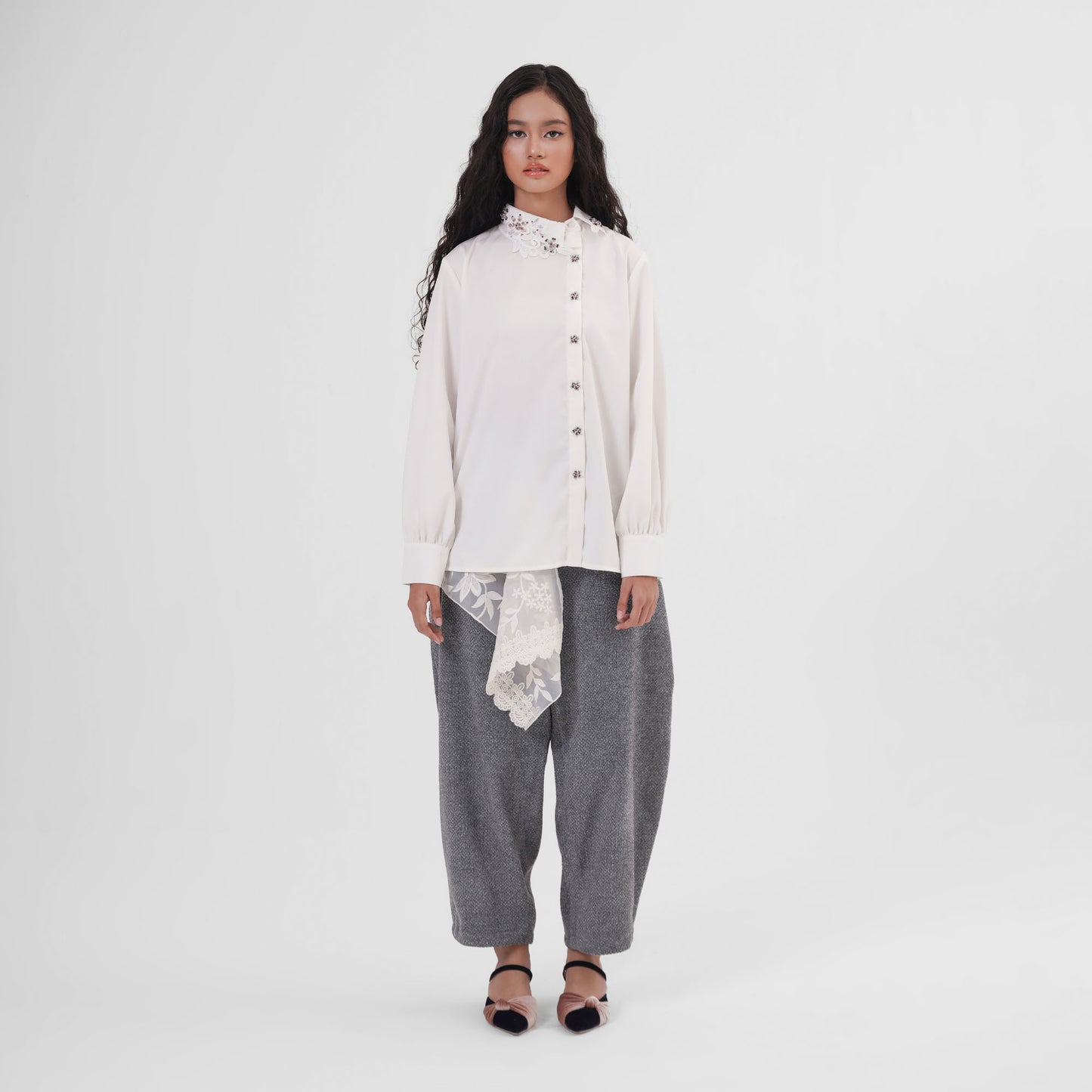 Myra Top Broken White