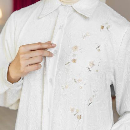 Nadine Dress Broken White