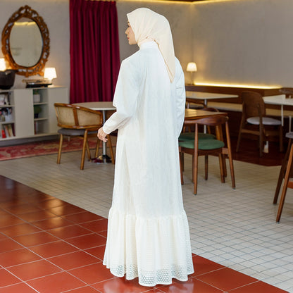 Nadine Dress Broken White