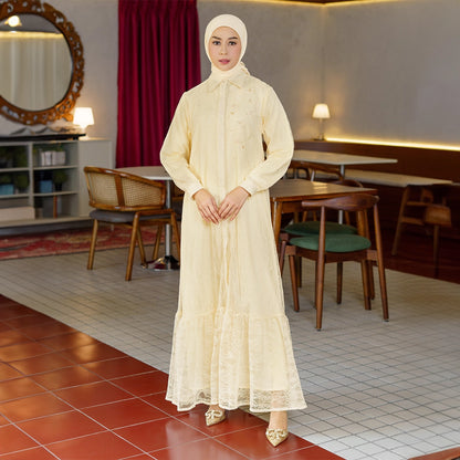 Nadine Dress Pale Yellow