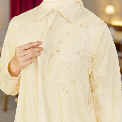 Nadine Dress Pale Yellow