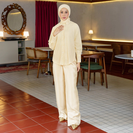 Naiya Top Pale Yellow