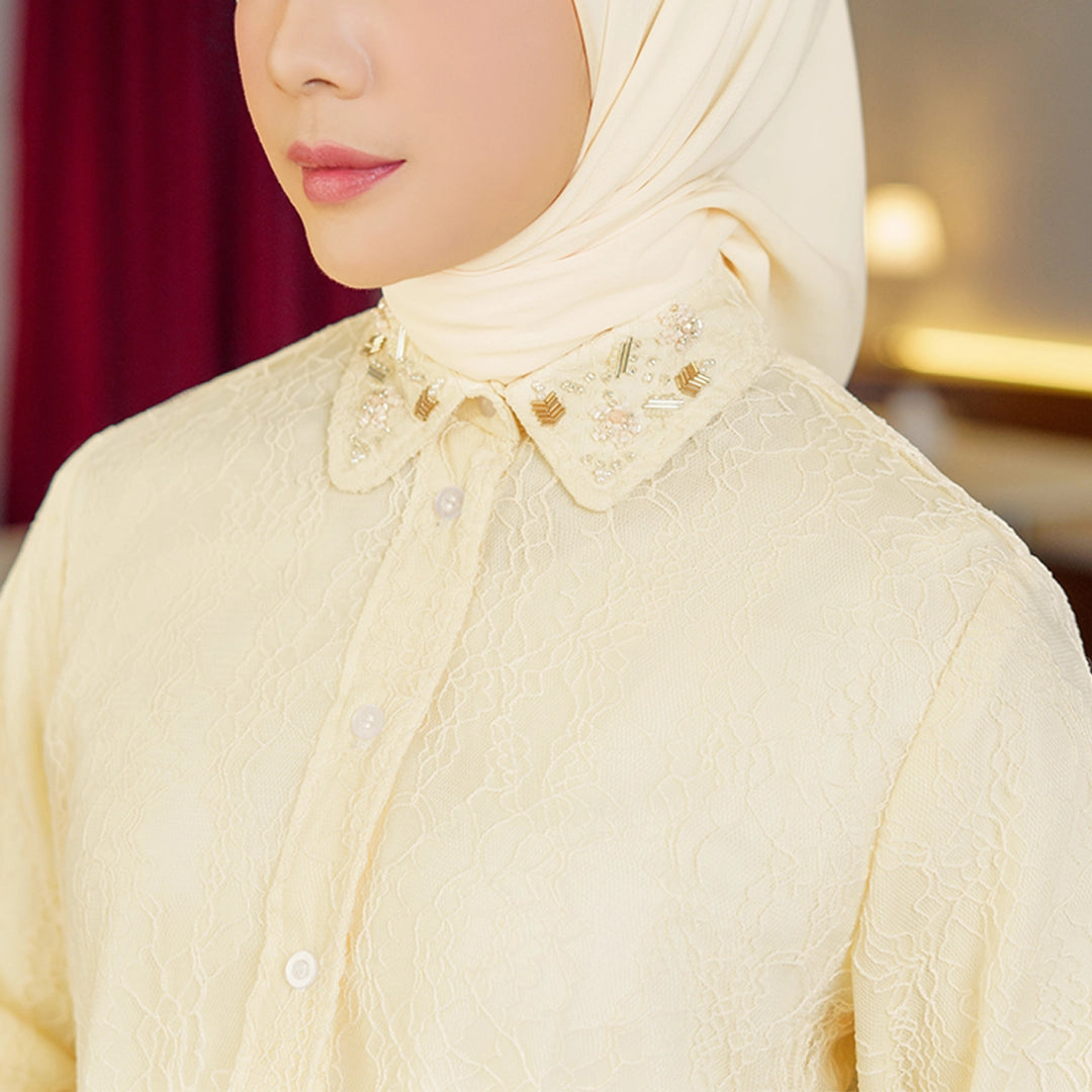 Naiya Top Pale Yellow