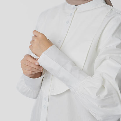 Ruby Top Broken White
