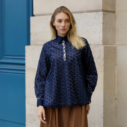 Saza Top Navy