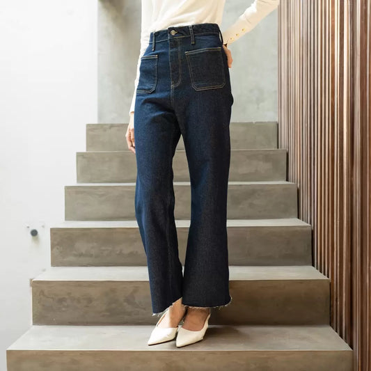 Solyn Pants Dark Denim