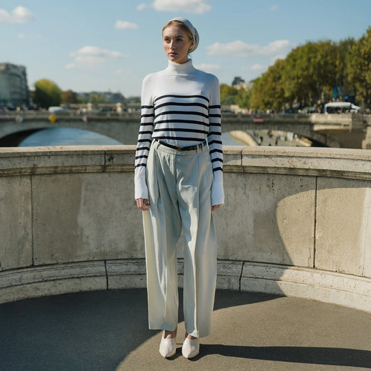 Nafa Turtleneck Stripe Pirate