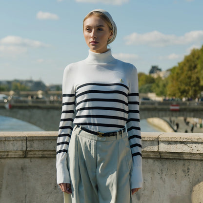 Nafa Turtleneck Stripe Pirate