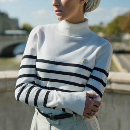 Nafa Turtleneck Stripe Pirate