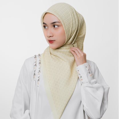 Syera Scarf Taupe Yellow