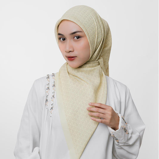 Syera Scarf Taupe Yellow