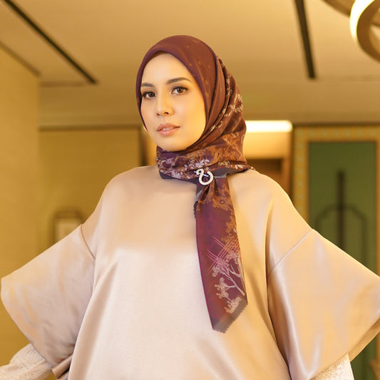 Shevara Scarf Deco Rose