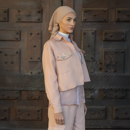 Tisha Outer Tropical Peach