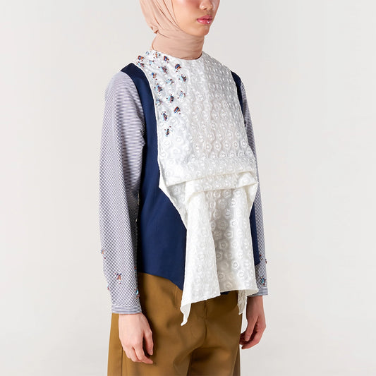 Tracie Top Navy