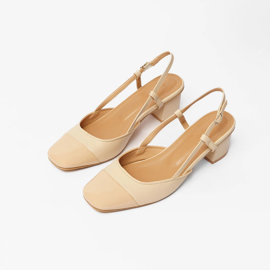 Vegia Heels Ecru