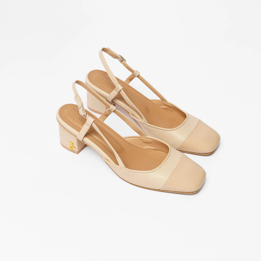 Vegia Heels Ecru