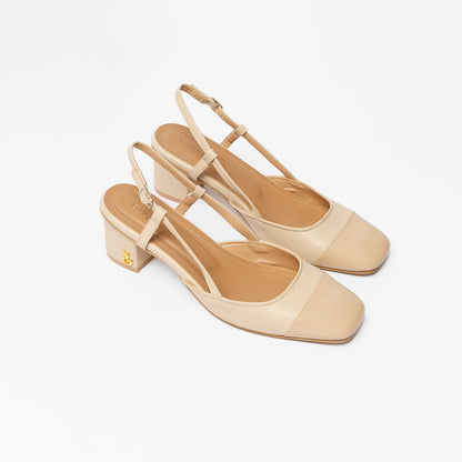 Vegia Heels Ecru