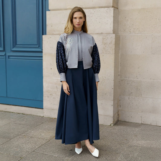 Verda Skirt Navy