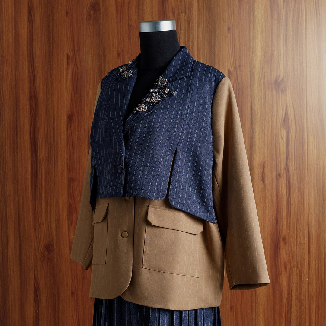 Zhea Blazer Brown