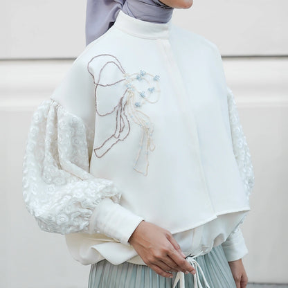 Arelle Top Broken White