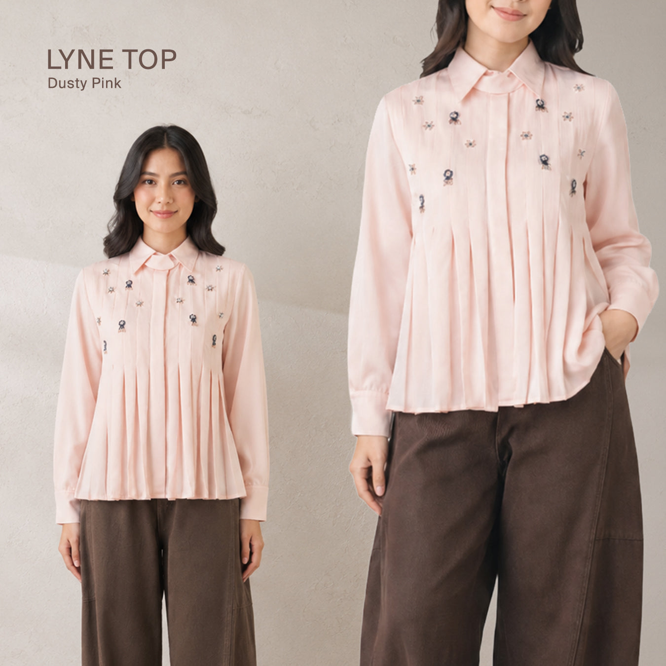 Jenna and Kaia - Lyne Top