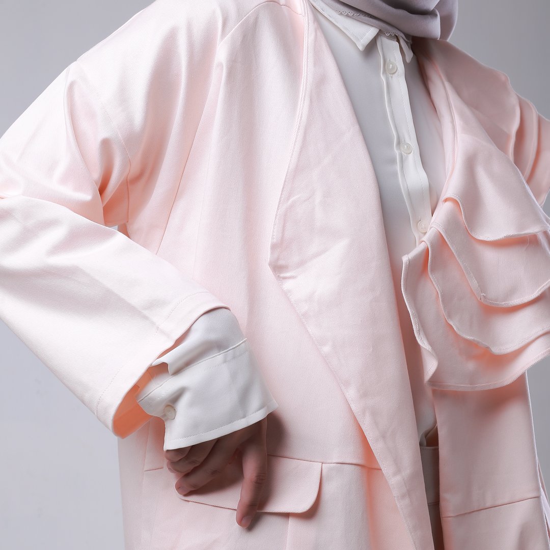 baby pink dress shirt