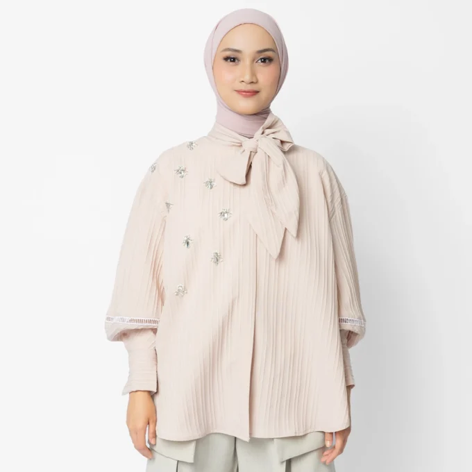 Saiqa Top Baby Pink