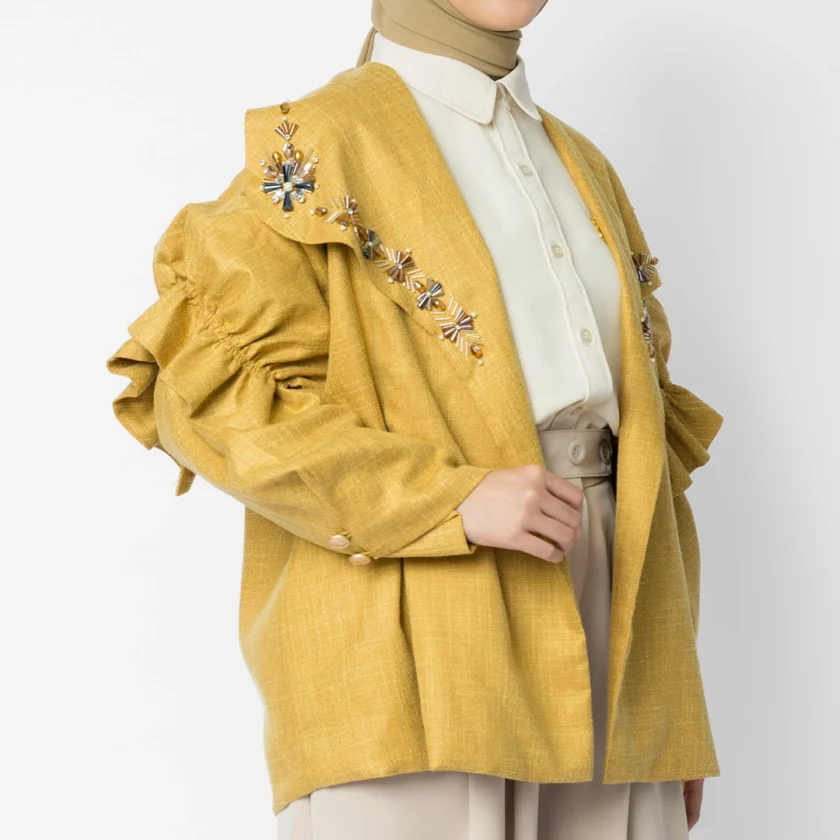 Sonya Outer Mustard - Image 3