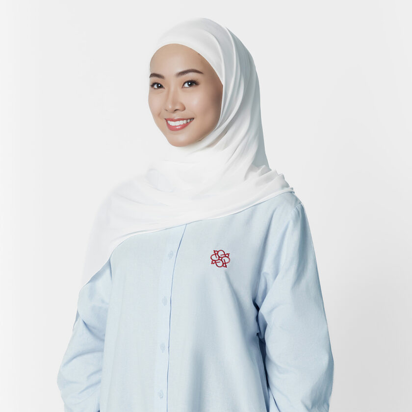 Ideline Pashmina White Whisper