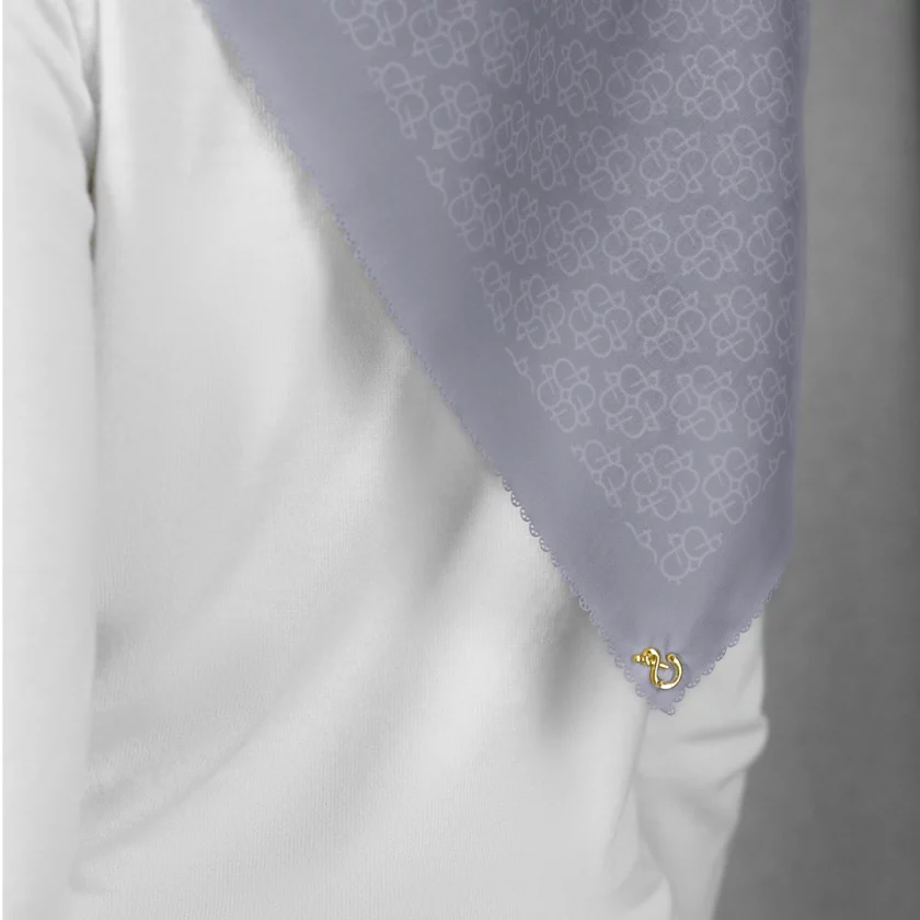 Sierra Scarf Misty Grey - Image 5