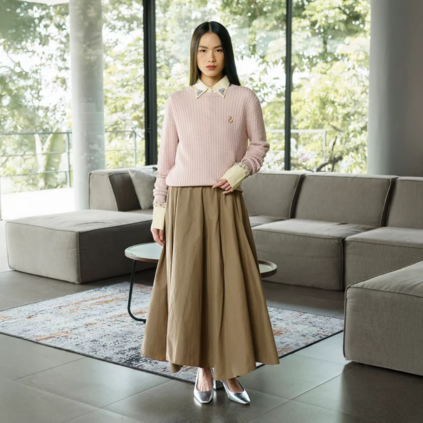 Vajeera Top Blush Pink