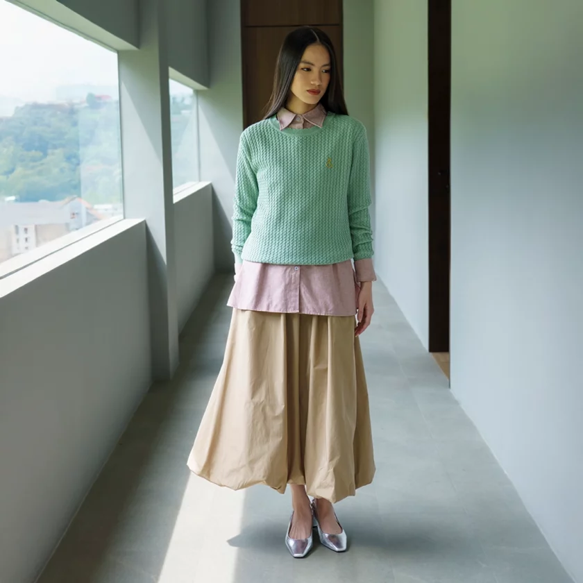 Vajeera Top Lime Green - Image 2