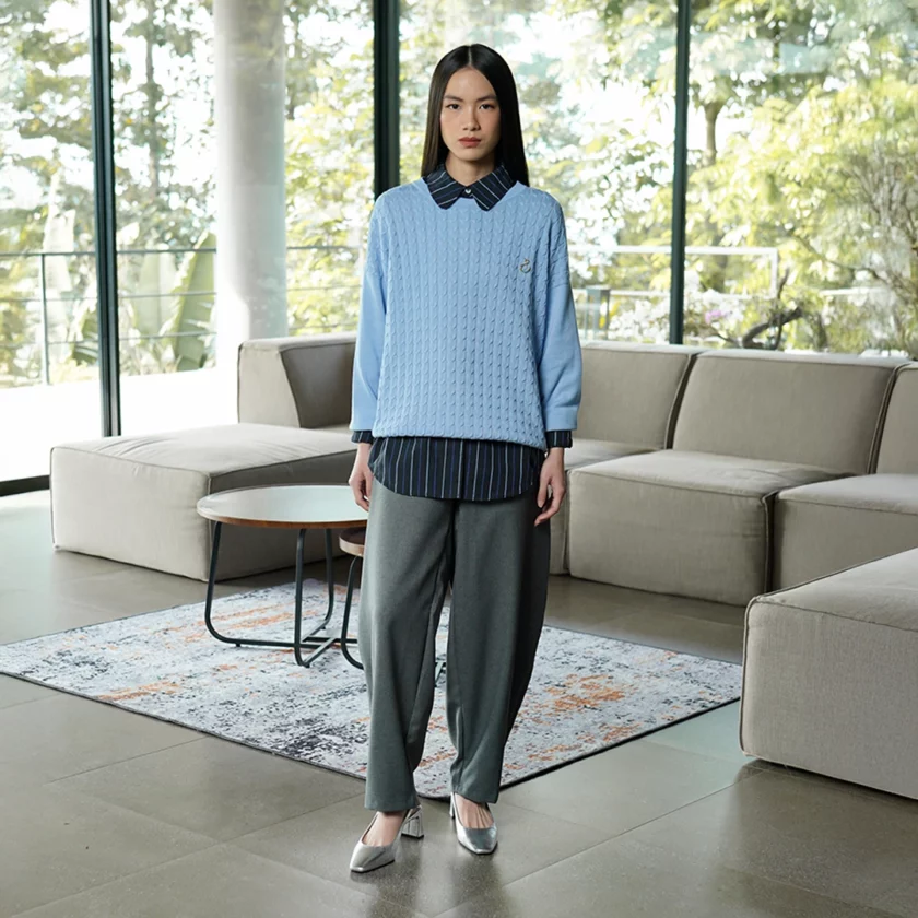 Vyan Top Sky Blue