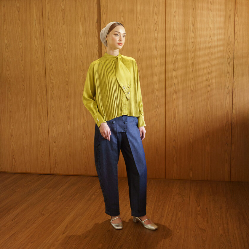 Reyyn Top Olive Gold - Image 2