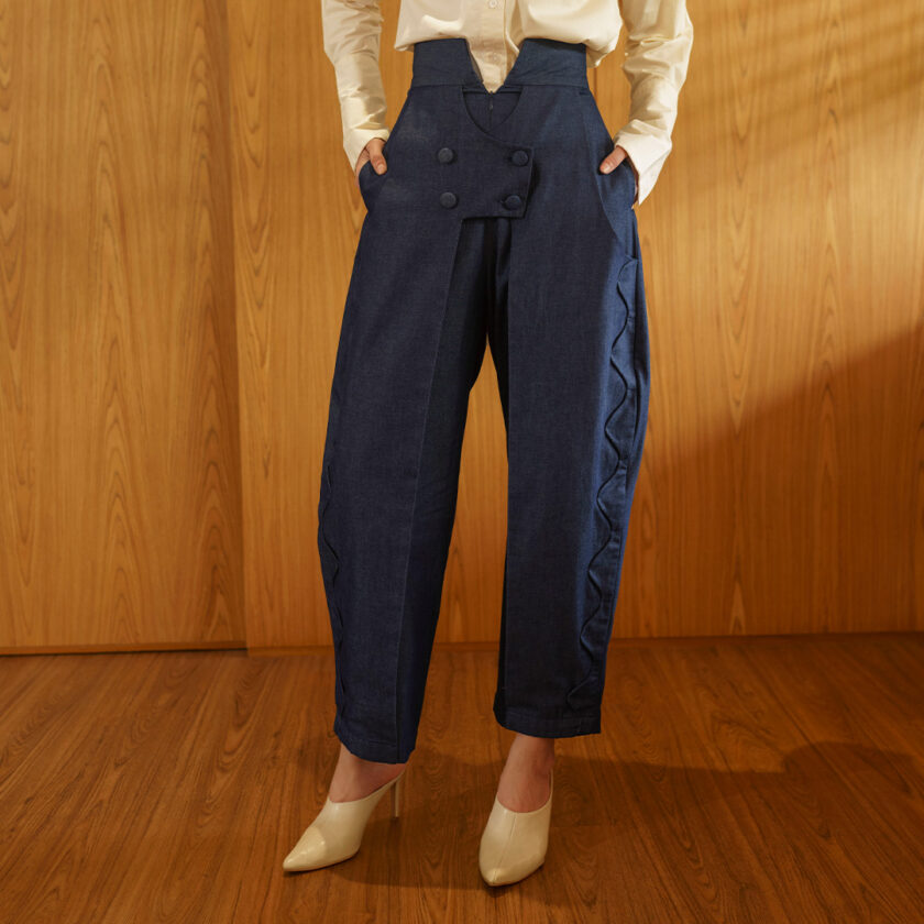 Tiana Pants Dark Denim - Image 2