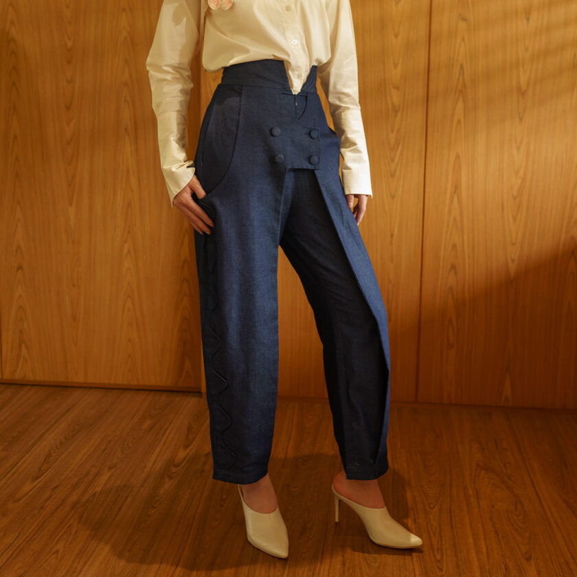 Tiana Pants Dark Denim - Image 5