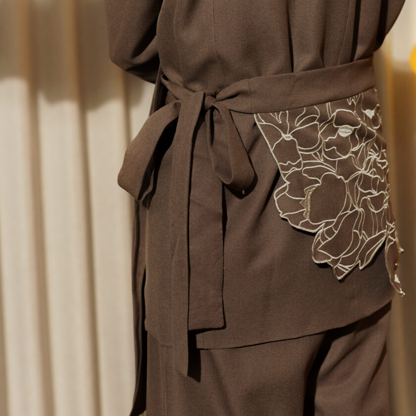 Azyva Blazer Brown - Image 2
