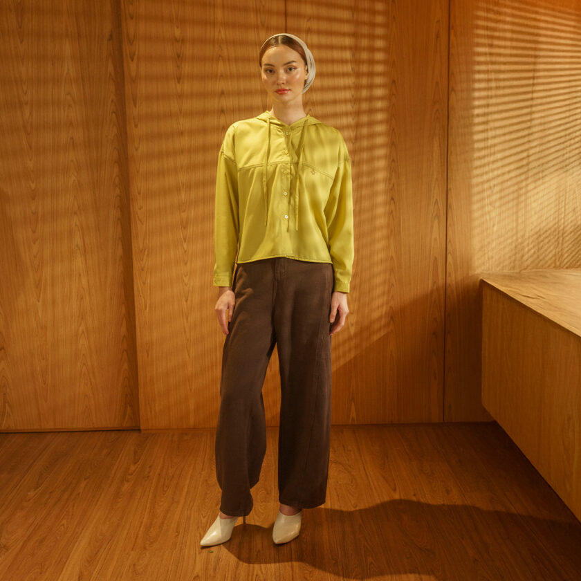 Lanya Top Celery Yellow