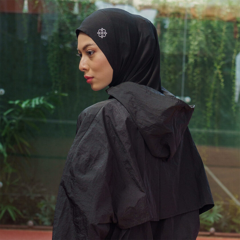 Leeza Sport Hijab Black - Image 2