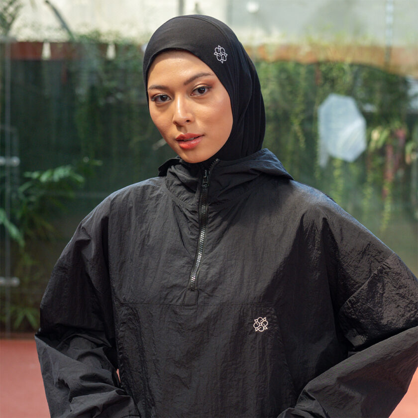 Leeza Sport Hijab Black - Image 3