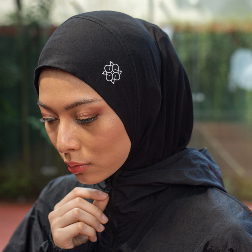 Leeza Sport Hijab Black - Image 4