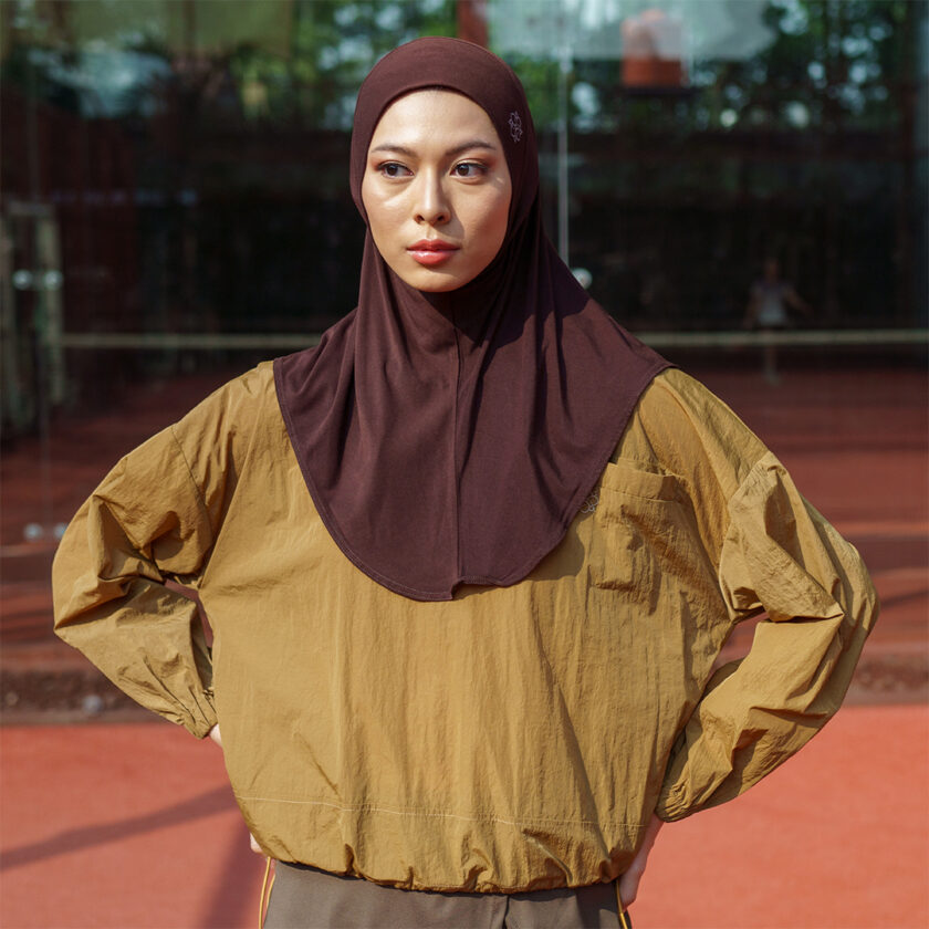 Leeza Sport Hijab Cacao - Image 3