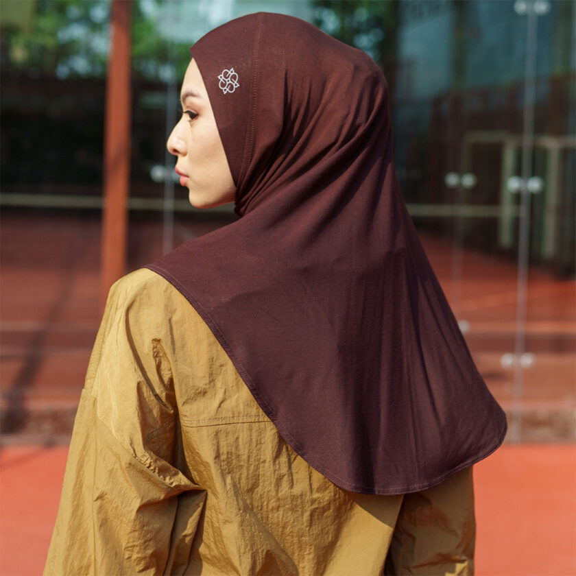 Leeza Sport Hijab Cacao - Image 5