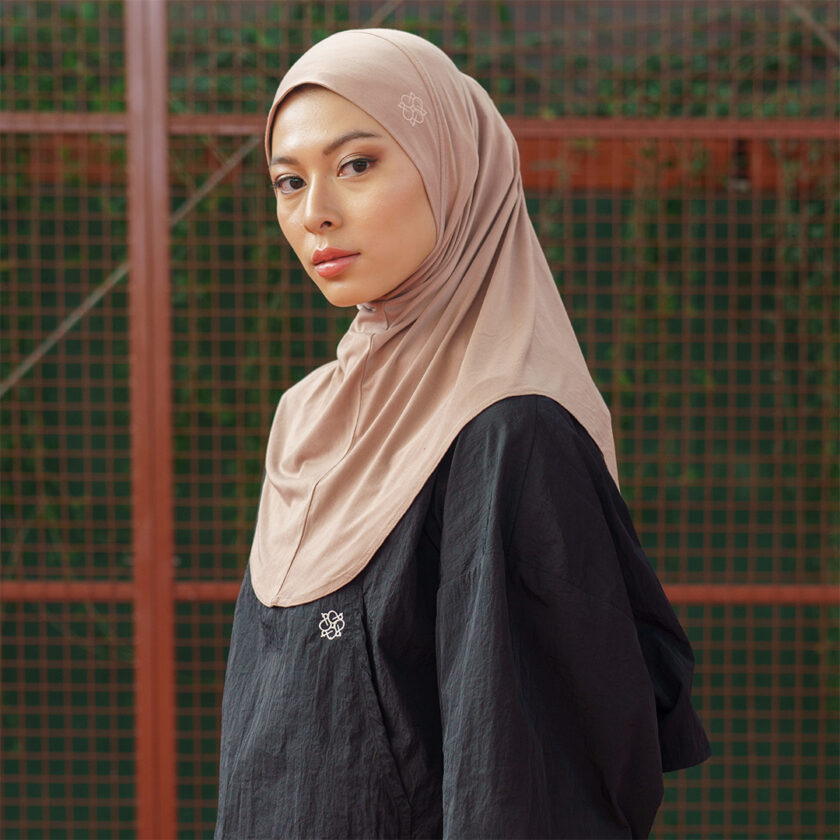 Leeza Sport Hijab Dry Sand - Image 4