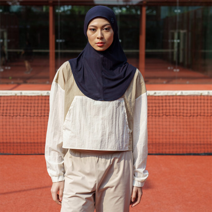 Leeza Sport Hijab Navy