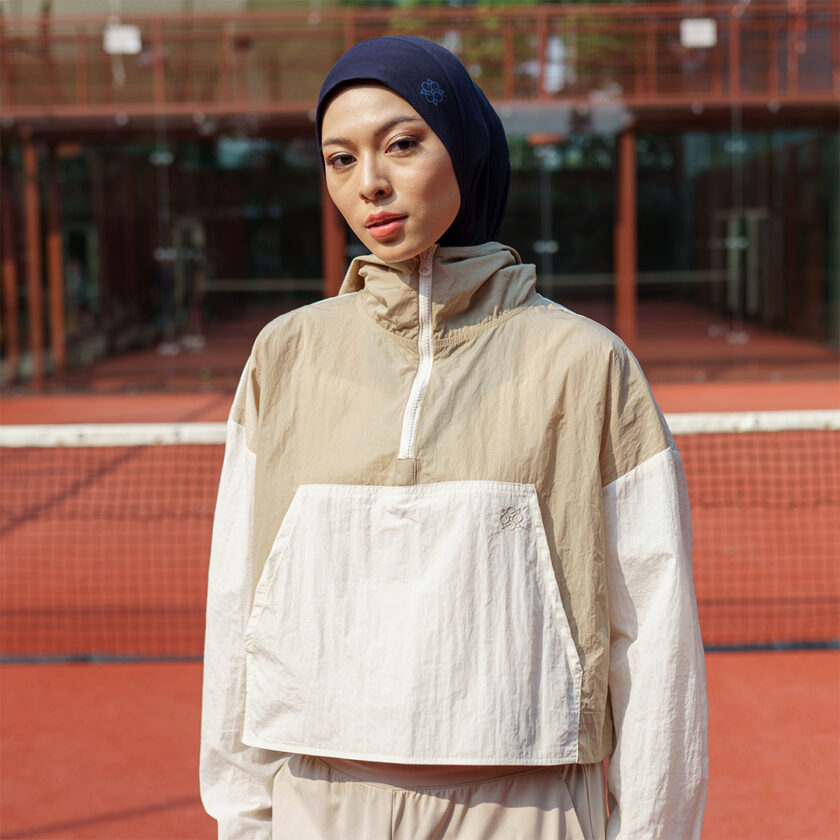 Leeza Sport Hijab Navy - Image 4